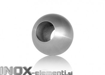INOX Prehodna krogla 12x20 / satinirana AISI304