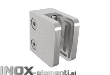 INOX Nosilec stekla 00 satiniran 45x45mm AISI304