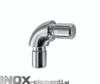 INOX Koleno polkrožno AISI304 D16x1,5mm/90° / satinirano