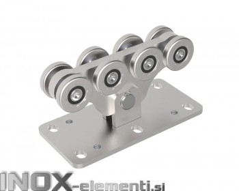 Kolesa voziček za samonosna vrata ZN, za profil 94X85