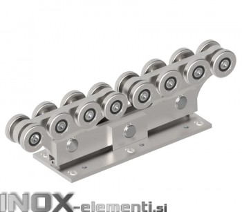 Kolesa voziček dvojni za samonosna vrata ZN, za profil 94X85