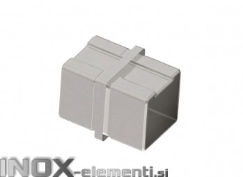 INOX Vmesni člen cevi 40X40 satiniran AISI304
