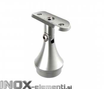 INOX Cevni nosilec 42.4 gibljiv stožast / SATINIRAN AISI304