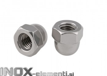 INOX Matica M8 okrasna DIN1587 / A2 100 kos