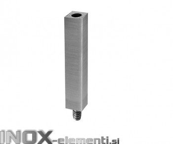 INOX Trn M6/M8 75mm D14x14 fiksen satiniran / AISI304