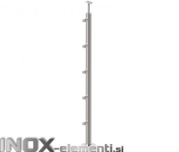 INOX Steber D12/1000-D42 statiniran, 42,4 VR 1000mm AISI304