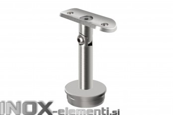 INOX Cevni nosilec 42.4 gibljiv / satiniran