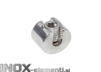 Inox sponka vrvi 3mm okrogla na en vijak AISI316