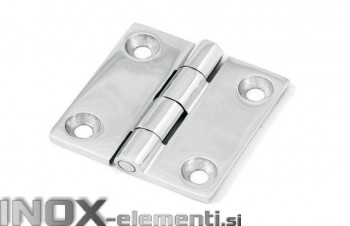 INOX Tečaj 00 38X38X4,5mm AISI304