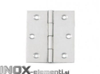 Inox tečaj 50X50x0,8 AISI304