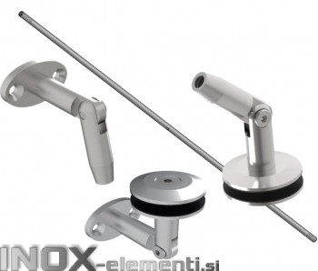 INOX Sistem nadstreška M12 SET