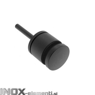 INOX Nosilec stekla okrogel točkovni raven nastavljiv 50x35-55x10 / ČRN A104S AISI304