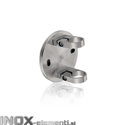 INOX Nosilec stebra 42,4 / satiniran 0116S