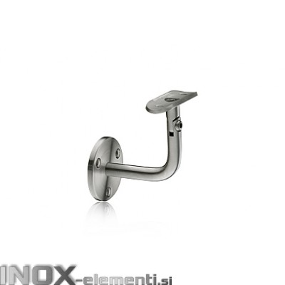 INOX Stenski nosilec 42.4 gibljiv / satiniran
