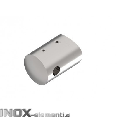 INOX Prečni nosilec 6 / satiniran za cev 42,4 žični sistem