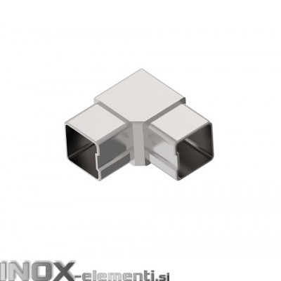 INOX Koleno kotno 40x40x2 90° satinirano AISI304