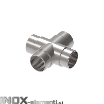 INOX Vmesni člen cevi 42.4 križno povezovalni