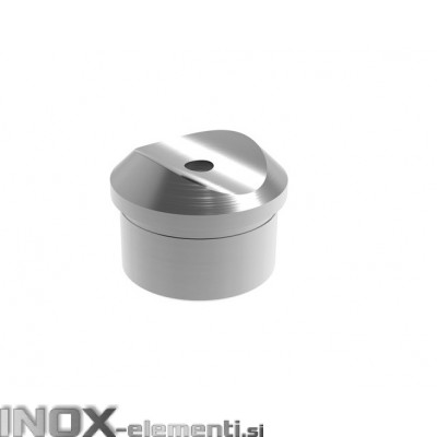 INOX Cevni nosilni čep 42.4 / satiniran