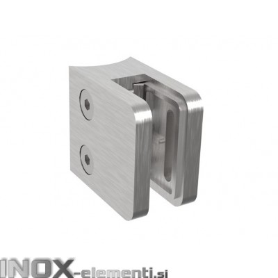 INOX Nosilec stekla 42.4 satiniran 45x45mm AISI304