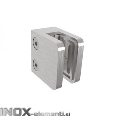 INOX Nosilec stekla 00 satiniran 45x45mm AISI304