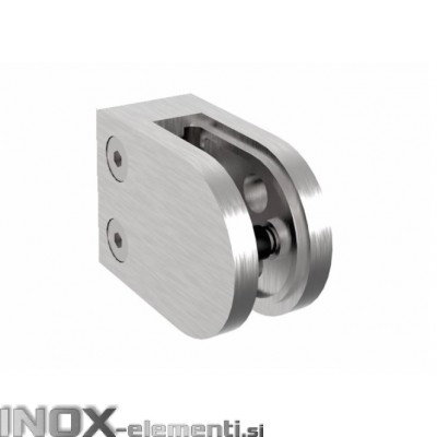 INOX Nosilec stekla 00 satiniran 45x63mm AISI304