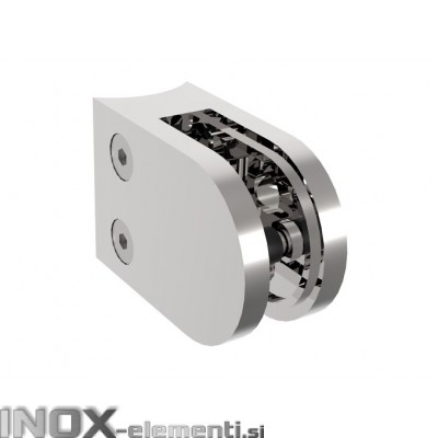 INOX Nosilec stekla 42.4 poliran 45x63mm AISI304