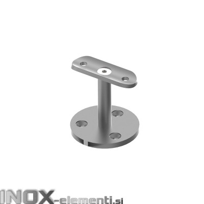 INOX Stenski nosilec 42.4 raven satiniran AISI304