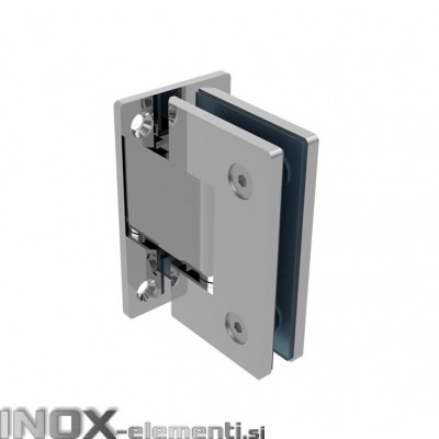 INOX tečaj za steklo AISI304, T8-10mm poliran