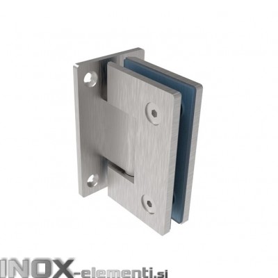 INOX tečaj za steklo AISI304, T8-10mm satiniran