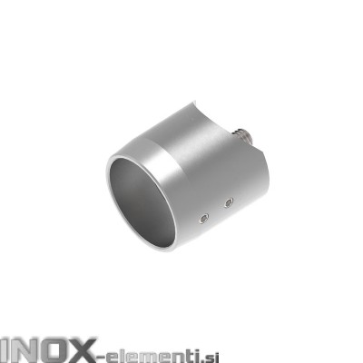 INOX axialni nosilec 33,7 / satiniran za cev 42,4 AISI304