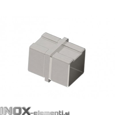 INOX Vmesni člen cevi 40X40 satiniran AISI304