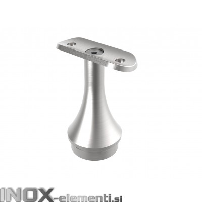 INOX Cevni nosilec 42.4 fiksen stožast / SATINIRAN AISI304
