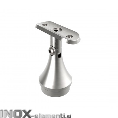 INOX Cevni nosilec 42.4 gibljiv stožast / SATINIRAN AISI304
