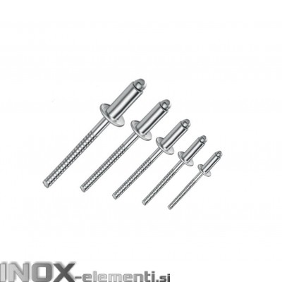 Inox Blok Zakovica 4,0X14 DIN7337 / ISO15983 A2 INOX