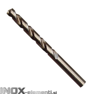 Sveder spiralni 8,0 mm DIN 338 - BRUŠENI Cobalt Tip-N HSS-E Co 5 5%