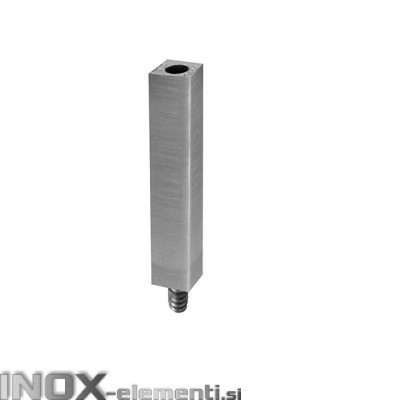 INOX Trn M6/M8 75mm D14x14 fiksen satiniran / AISI304