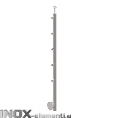 Inox Steber D12/1000-D42 satiniran, bočni, 42,4 BS 1100mm