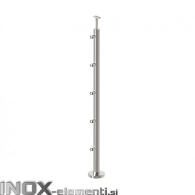 INOX Steber D12/1000-D42 statiniran, 42,4 VR 1000mm AISI304