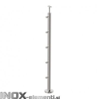 INOX Steber D12/1000-D42 statiniran, 42,4 VS 1100mm AISI304