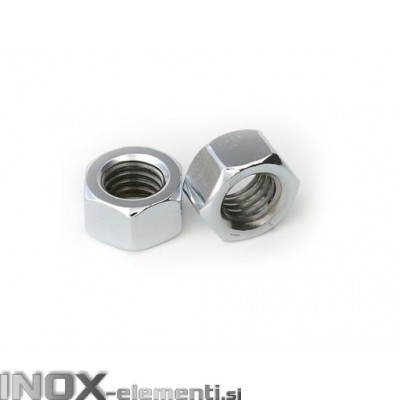 INOX Matica M8 navadna DIN934 / A2, 100kos