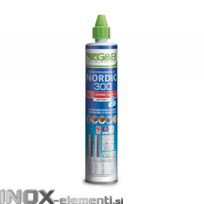 Dvokomponentna masa 300ML G&B NORDIC 300 VINYLESTER