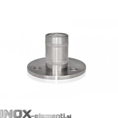 INOX Osnovna plošča za steber 42.4 / satiniran