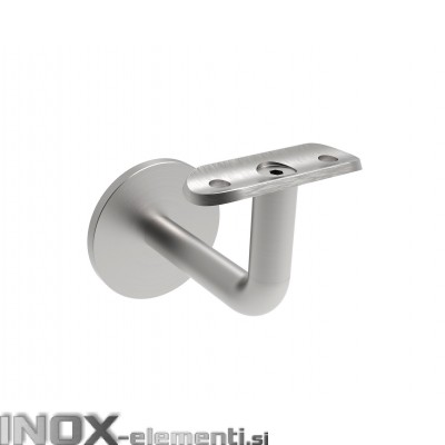 INOX Stenski nosilec 42.4 fiksen, D14, Φ60, M8, 75x50, SATINIRAN AISI304