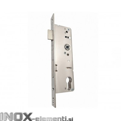 Inox ključavnica 60X40mm AISI304, 37,5mm / 90mm