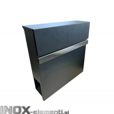 Poštni nabiralnik Inox-V2/50 370x370x100mm, RAL 7016