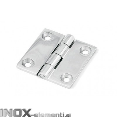 INOX Tečaj 00 38X38X4,5mm AISI304