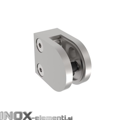 INOX Nosilec stekla 00 polirano 40x50mm AISI304