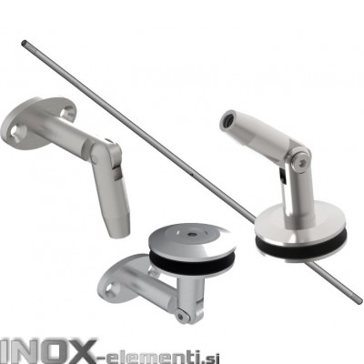 INOX Sistem nadstreška M12 SET