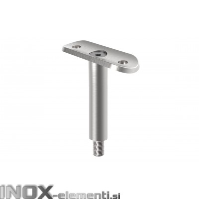 INOX Cevni nosilec 42.4-M8 fiksen / satiniran
