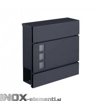 Poštni nabiralnik Zn-V2/61 370x370x100mm, RAL 7016